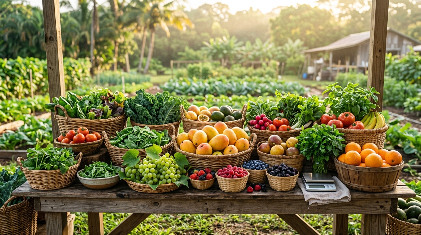 Trái cây vườn sạch Thiên Ngải Sơn